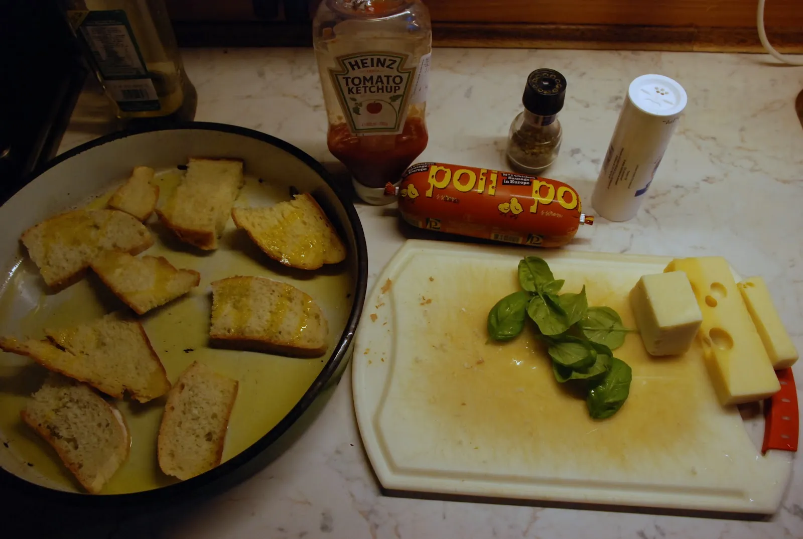 Pizza kruhki - Popečeni kruhki